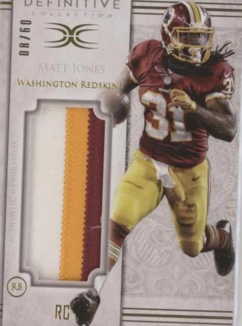 2015 Topps Definitive Collection Matt Jones #JPC-MJ