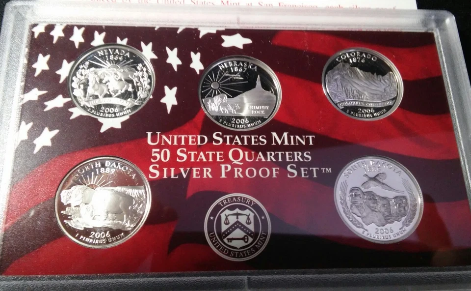 2006 United States Mint Silver Quarters Proof Set - Image 3 of 3