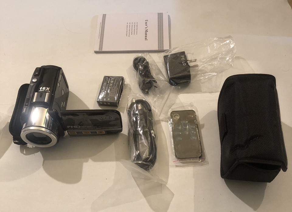 DVC Digital Video Camera 1080p High Definition 24 Megapixel 16x Digital