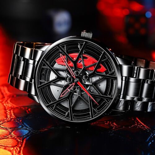 Wheel Watch iWatch Sports BMW M8 Waterproof Metal Band Case Birthday Gift Luxury - Picture 2 of 4