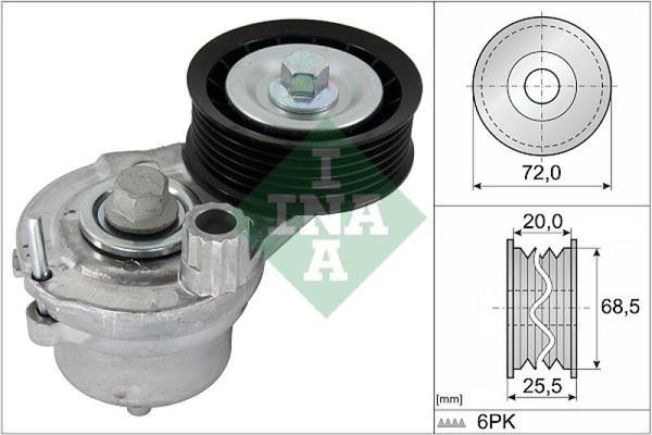 INA Multifr. Riemenspanner Opel Antara 2.2CDTI-image