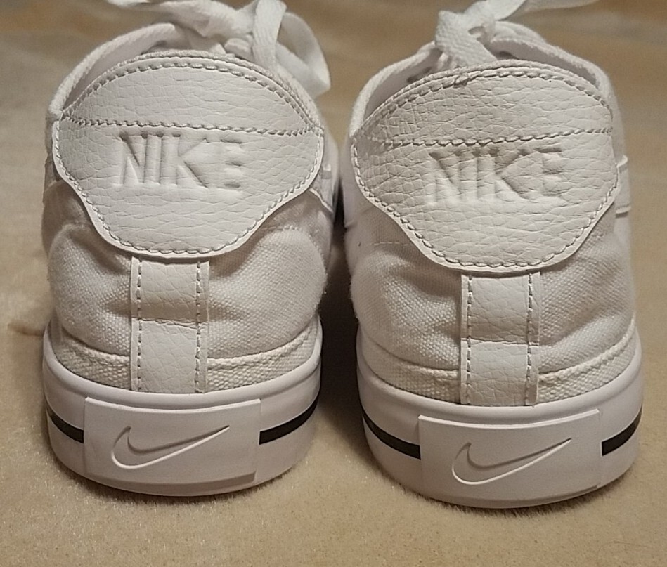 Nike Court Legacy Canvas Men's Size 11.5 White Sneakers