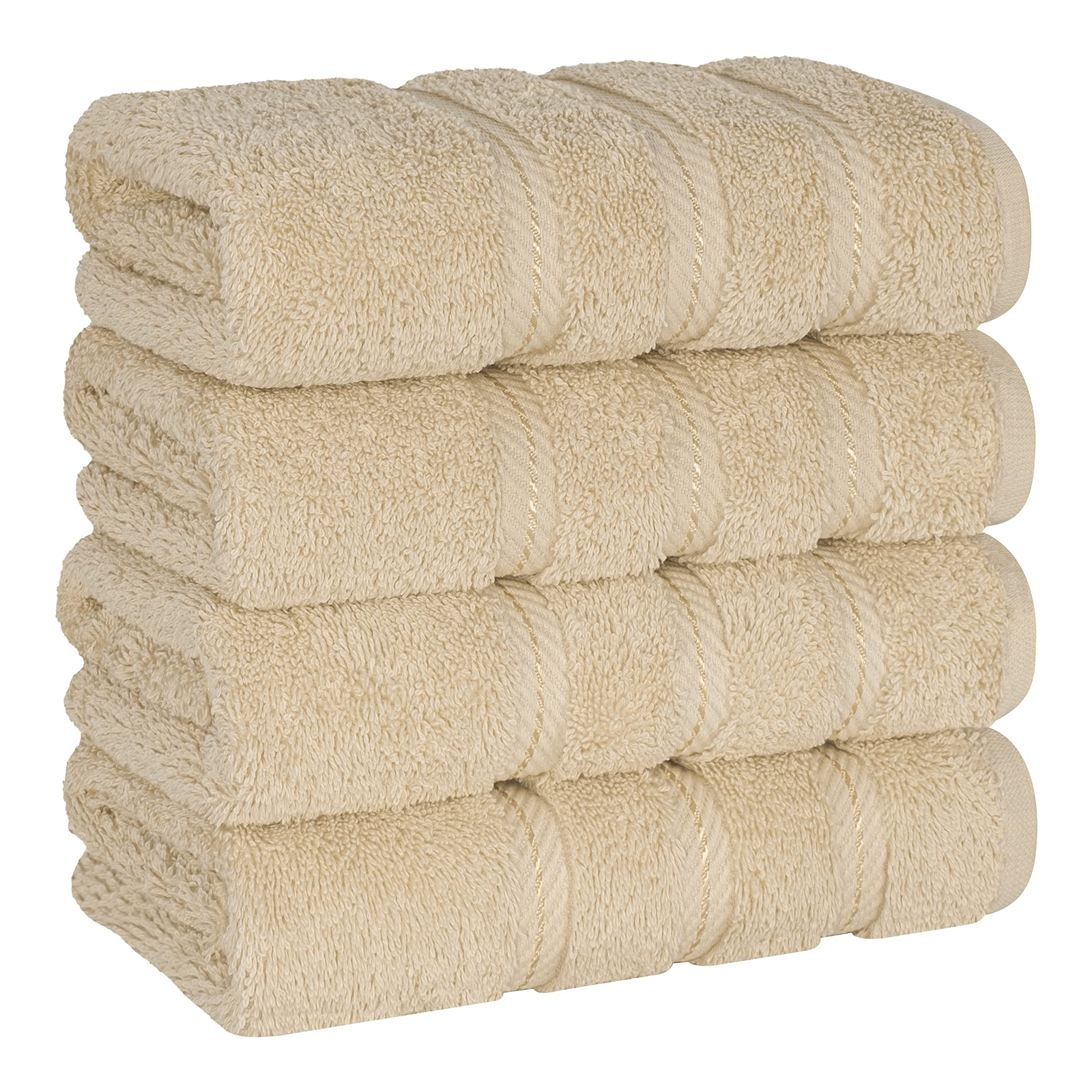 Luxury Hand Towels for Bathroom, 100% Cotton Turkish 4 Piece Hand Towel Set, ...