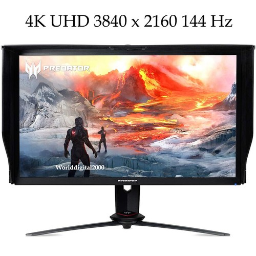 Acer Predator XB273K Pbmiphzx 27" UHD 38408*2160 IPS 144Hz Quantum Dot HDR400 - Foto 1 di 1