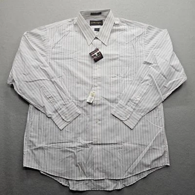Barrington Men's Size 17.5 Blue White Striped Casual Button Down NWT - Image 1 of 4