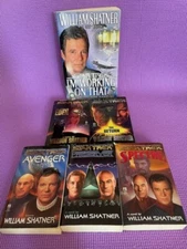Set of six William Shatner novels (see description for titles)