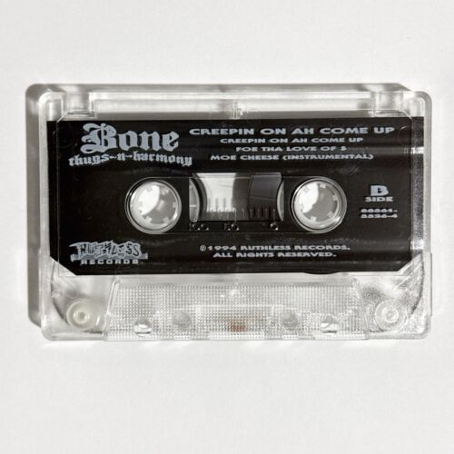 Bone Thugs-N-Harmony Creepin On Ah Come Up Cassette Tape 1994 Rare Hip-Hop Rap - Picture 5 of 6