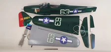 Aeroclass Hobby Shockproof Repairable PET Foam P-63 Kingcobra RC Airplane ARF