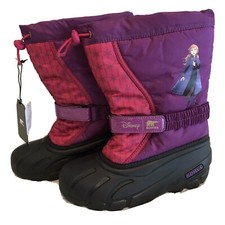 New Sorel Disney Snow Boots Children s 5 Frozen II Purple Pink Removable Lining