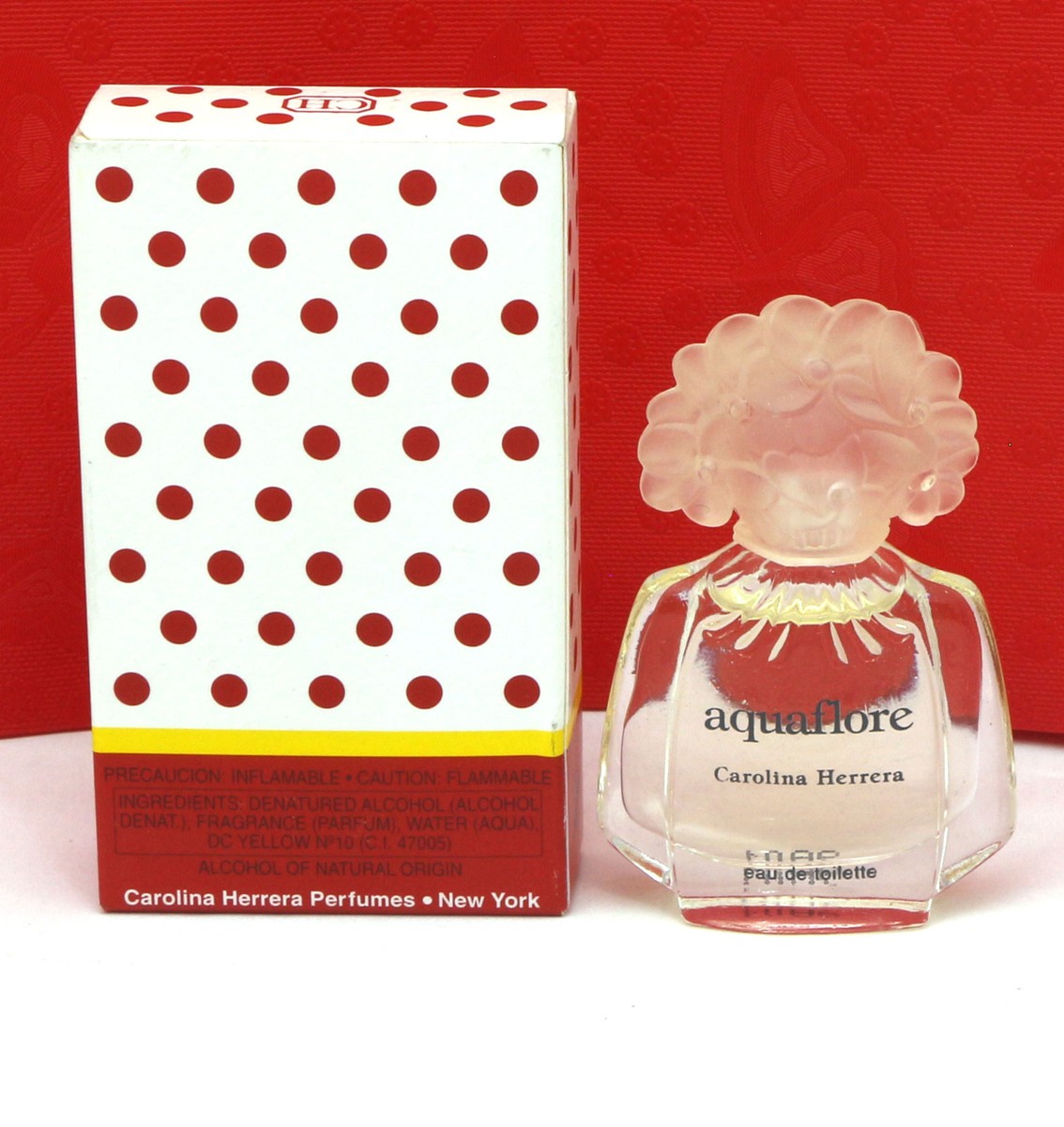 AQUAFLORE by Carolina Herrera EDT Splash Mini oz ml New in