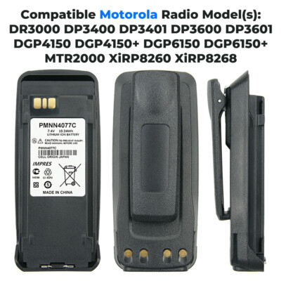 Vineyuan PMNN4077C PMNN4066A Replacement Li-ion Battery Compatible For Motorola XPR6350 XPR6550 - Foto 11