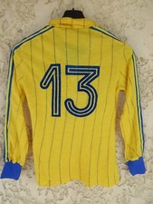 Maillot ADIDAS vintage porté n°13 jaune Ventex shirt trikot camiseta 12 ans