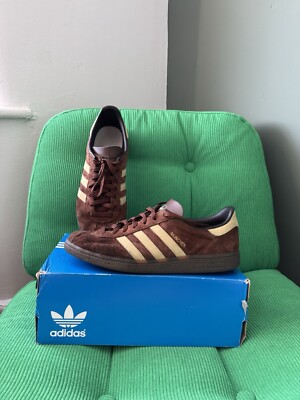 Adidas Munchen SPZL men’s Brown Suede Trainers Shoes Size UK Spezial LG  UK