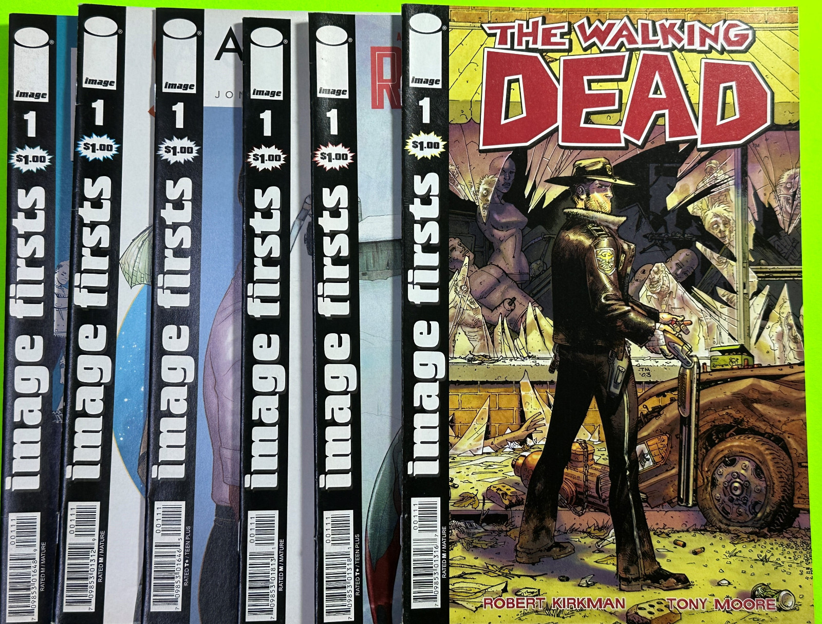 IMAGE FIRSTS 6 BOOK LOT (IMAGE COMICS 2015) THE WALKING DEAD 1 REPRINT | REVIVAL