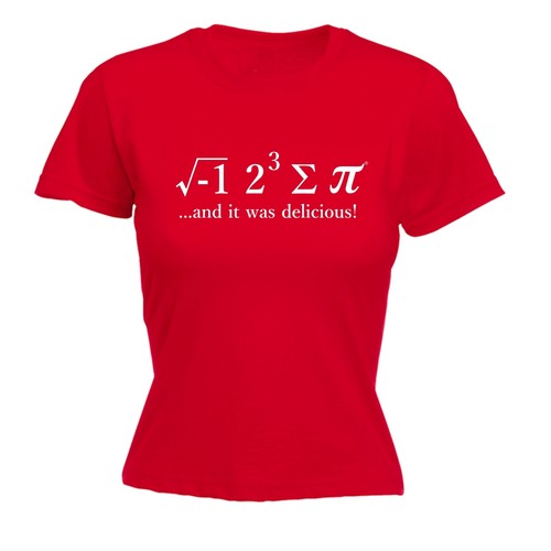 I Ate Some Pi WOMENS T-SHIRT Maths 8 Sum Pie Teacher Funny birthday fashion gift - Picture 7 of 8