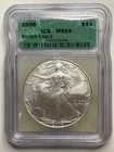 2006 American Silver Eagle 1 oz Silver 999 Fine Coin ~ ICG MS69