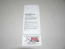 MARS MEI, COINCO, MAKA, CONLUX, (1) BILL VALIDATOR READER CLEANING CARD