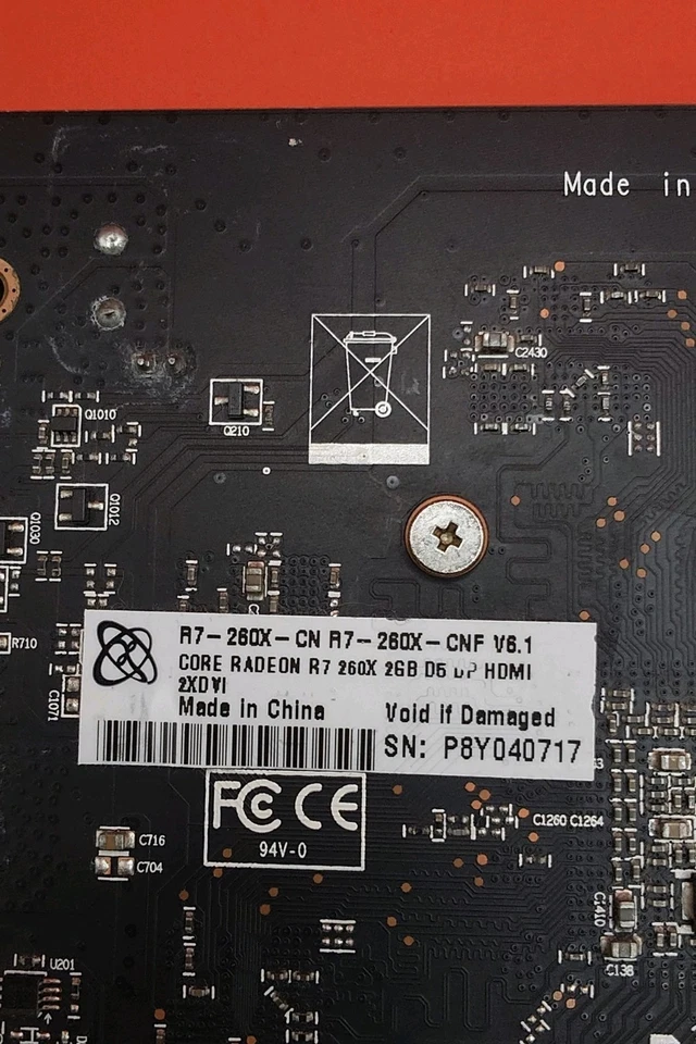 XFX Radeon R7 260X Graphics Card 2GB GDDR5 Used - Image 3 of 4
