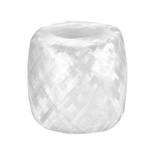 Poliestere Nylon Plastica Corda Spago Famiglia a Fasce,250m Lunghezza,Bianco 1pz
