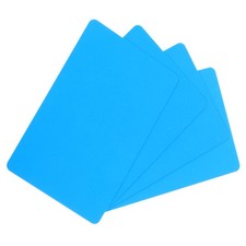 100Pack Blank PVC Cards 15mil Blank Credit Cards Plastic Cards Sky Blue