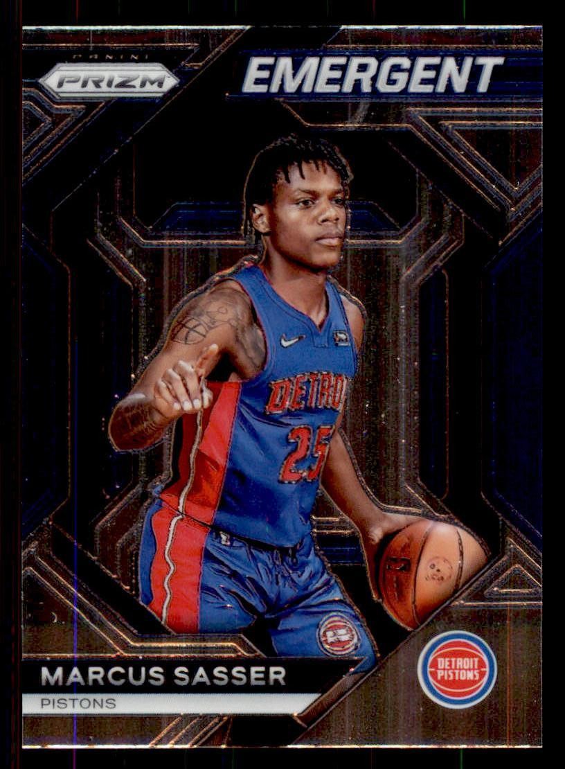2023-24 Panini Prizm #1 Marcus Sasser Emergent Detroit Pistons