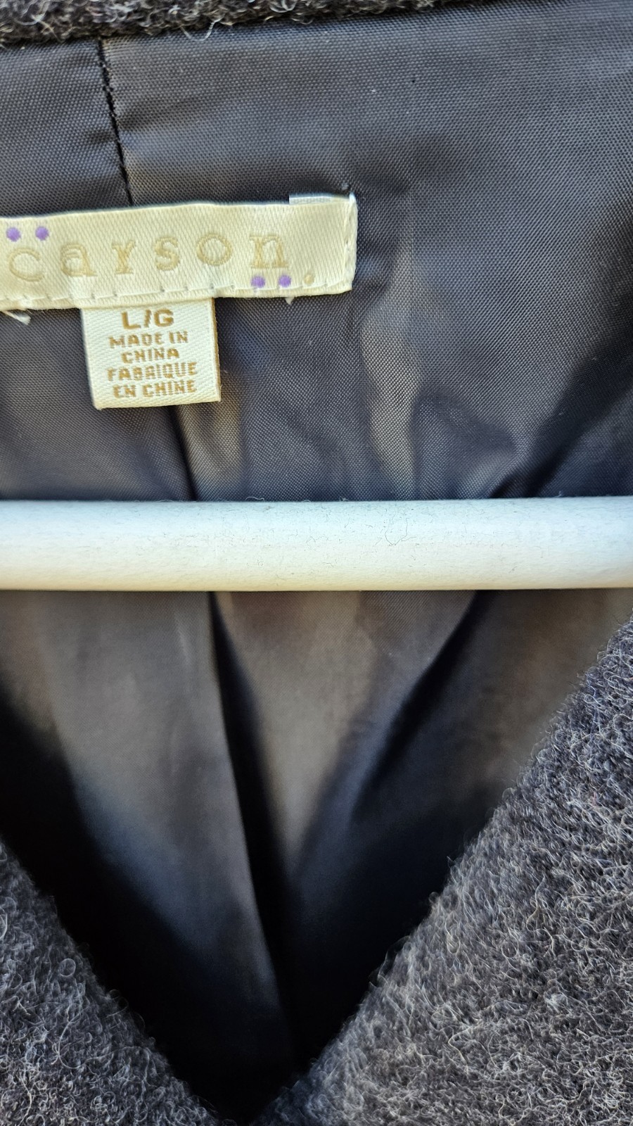 *CARSON*Wool Jacket Used  Nice Condition - image 5