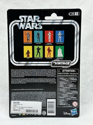 Star Wars Vintage Collection Clone Trooper 3.75" Action Figure 2019 New VC45 - Picture 4 of 6