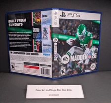 Replacement Case - NO GAME- Madden 26 - PS5 Game Case