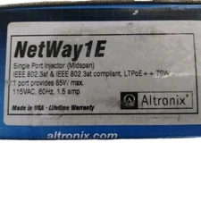 Altronix Netway1 Single Port Injector Midspan LTPOE +70W