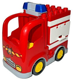 LEGO DUPLO 10593 Fire Station Retired Complete Set Fire Truck Fireman
