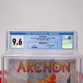 NES Nintendo Game ARCHON - A BATTLE CHESS GAME - CGC GRADED 9.6 A! NEW & Sealed!