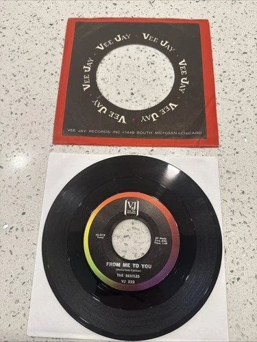 The Beatles. For Me To You/Thank You Girl 45. With Original VJ Sleeve. ￼