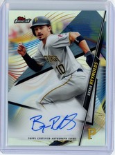 2020 Topps Finest Autographs Bryan Reynolds On Card Pirates