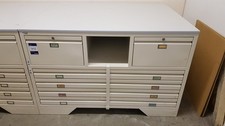Bisley plan file cabinet 4x A0 Drawers and 2 Filing Drawers 137x112x90cm