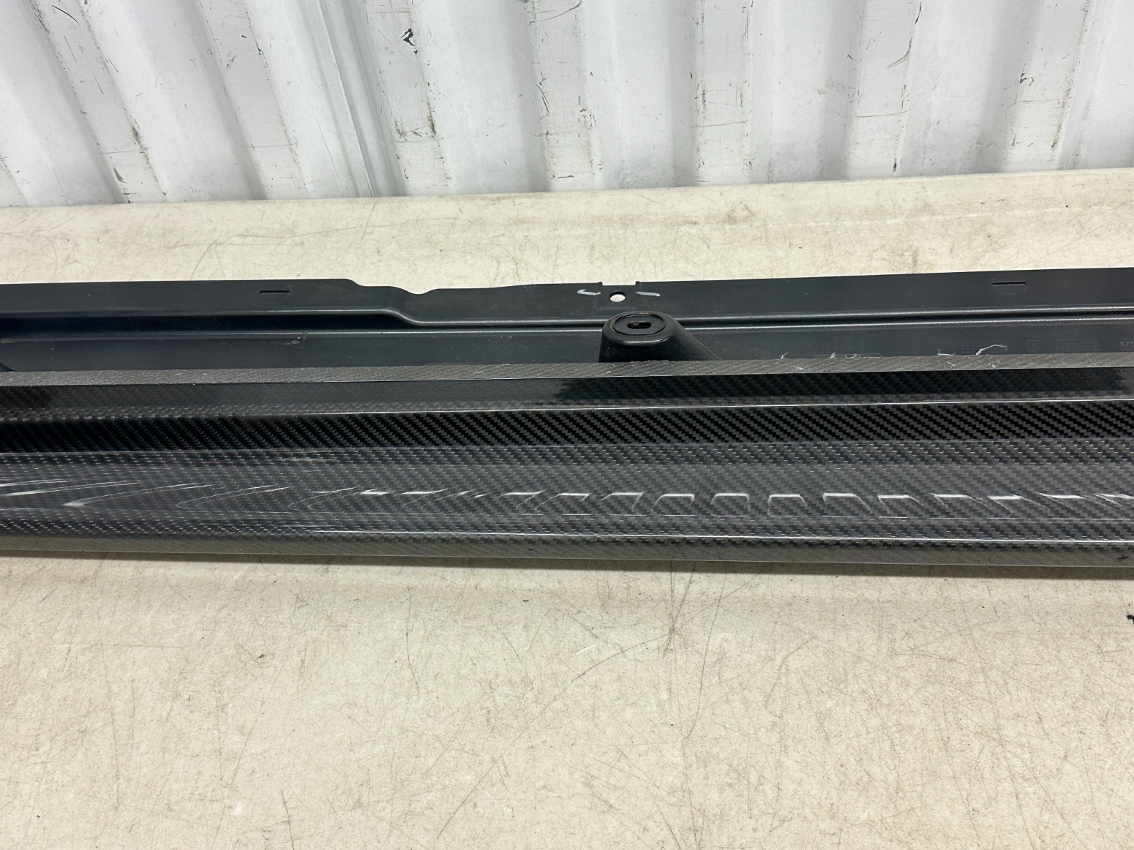 17-22 BENTLEY BENTAYGA LEFT DRIVER LH SIDE KICK PANEL TRIM CARBON FIBER OEM