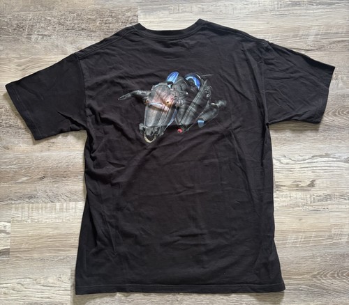 Vintage NSYNC Band Konzert Shirt Y2K 2001 Pop Odyssey Tour schwarz XL lokale Crew - Bild 2 von 5