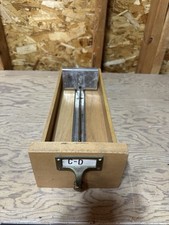 Library Card Catalog  Drawer  5 3/4” Wide  4” High 16 3/“ Long  186977 On Back