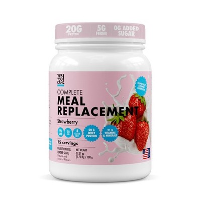 Yes You Can Meal Replacement Shake - 20G Protein, 5G Fiber, 21 Vitamins  Mine...