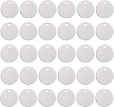 50Pack 3/4 Inch Aluminum Stamping Blanks round Smooth Deburred Edges Hand Person