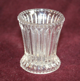 EAPG Toothpick Holder DAISY EDGEWOOD Pattern Fostoria Glass 1898