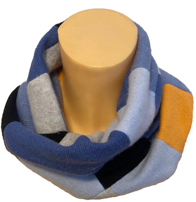 LEAVE YOUR HAT ON  Loop Schal 2-Lagen 100% Kaschmir  UNIKAT NEU