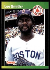Lee Smith 1989 Donruss #66 Boston Red Sox MLB READ FREE SHIPPING AutographDen