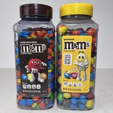 M M s Bulk 2 Pack - Milk Chocolate 25.5oz Peanut Chocolate 23oz - 3lbs Total