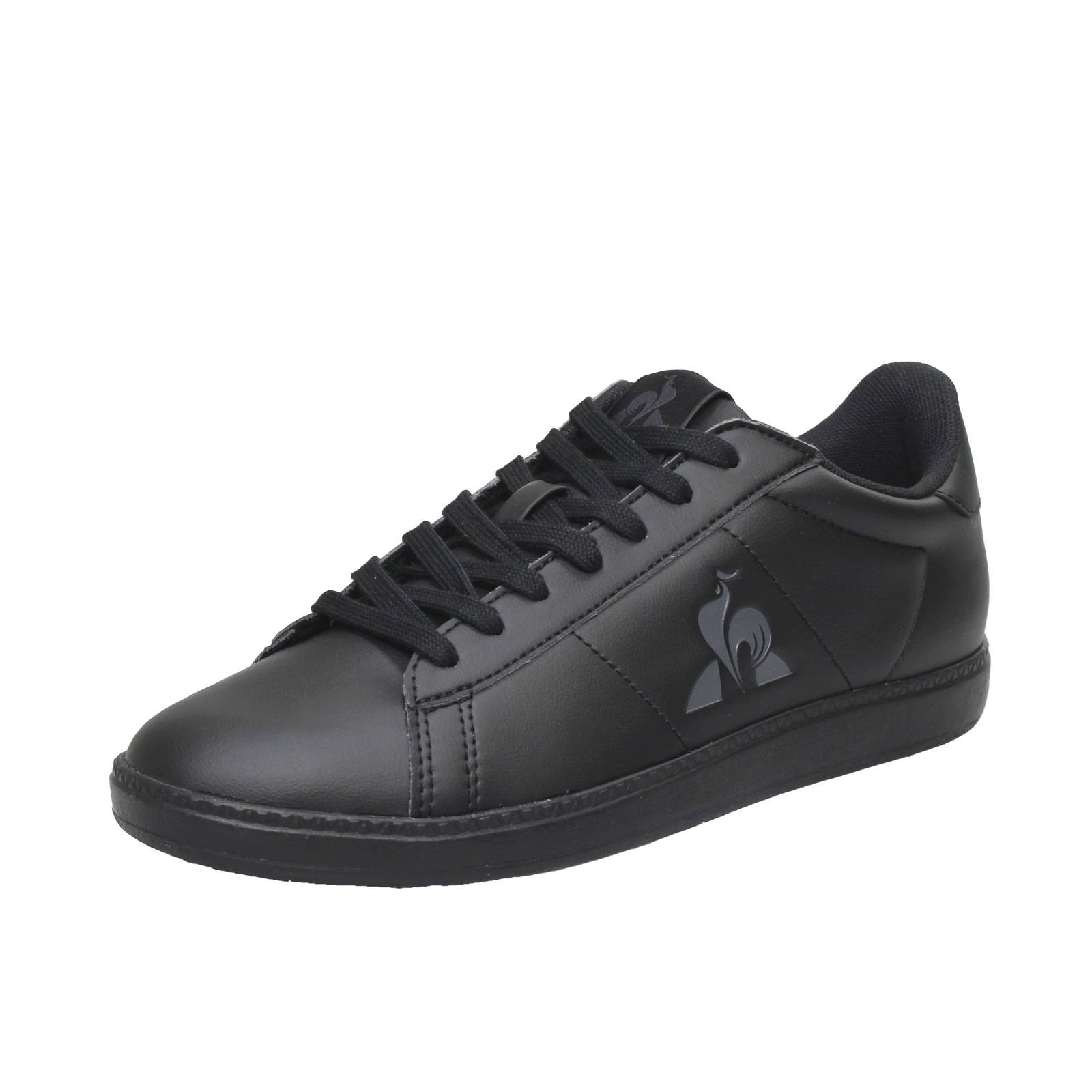 Le Coq Sportif Courtset 2 - Low Sneaker aus schwarzem Leder - Gre 41 26cm Herren 16690₽
