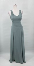 Show Me Your Mumu Womens Green Solid Sleeveless Maxi Dress XX Small