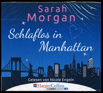 Sarah MORGAN★SCHLAFLOS IN MANHATTAN★4-CD★Lübbe Audio★Hörbuch★Nicole ENGELN★NEU★ - Bild 1 von 2