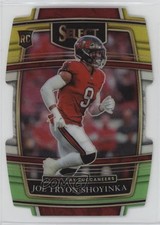2021 Select Concourse Green & Yellow Prizm Die-Cut Joe Tryon-Shoyinka #89 0ld5
