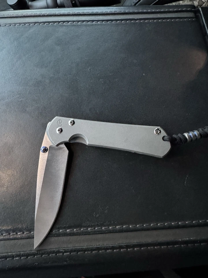 Chris Reeves Grande Sabenza 31 Hoja Punto de Caída CPM MagnaCut Mango de Titanio Foto 3 de 4