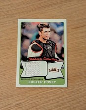 Buster Posey 2014 Topps Heritage Clubhouse Collection Jersey San Francisco Giant