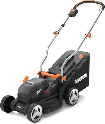 WORX WG733E Akku-Rasenmäher 20V, 33cm Schnittbreite, 35L Grasfangkorb